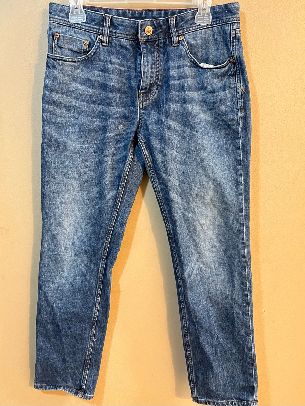 Jack Jones Intelligence Tim Albion Jeans Men's W32 L28 Slim Straight Medium Wash